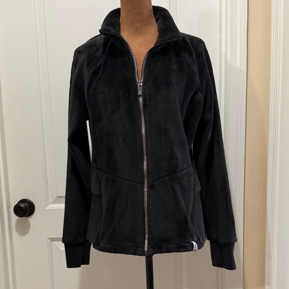 Free Country Black Plush Butter Pile Jacket Very Soft